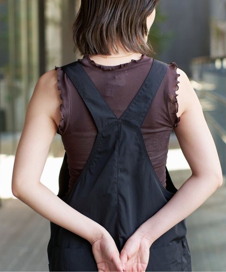 IENA LA BOUCLE「seamless basic./シームレスベーシック Flounce タンクトップ」|タンクトップ|