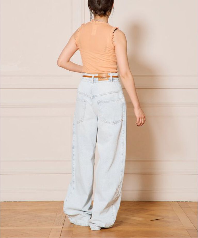 IENA LA BOUCLE「seamless basic./シームレスベーシック Flounce タンクトップ」|タンクトップ|