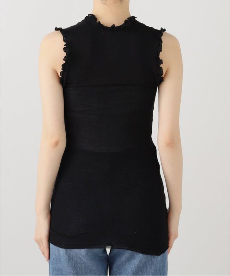 IENA LA BOUCLE「seamless basic./シームレスベーシック Flounce タンクトップ」|タンクトップ|