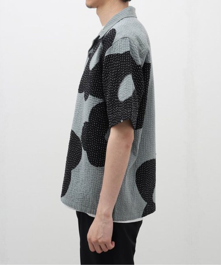 EDIFICE「mii (ミイ) for BOUCLE BIG FLOWER カンタオープンカラーシャツ」|シャツ・ブラウス|