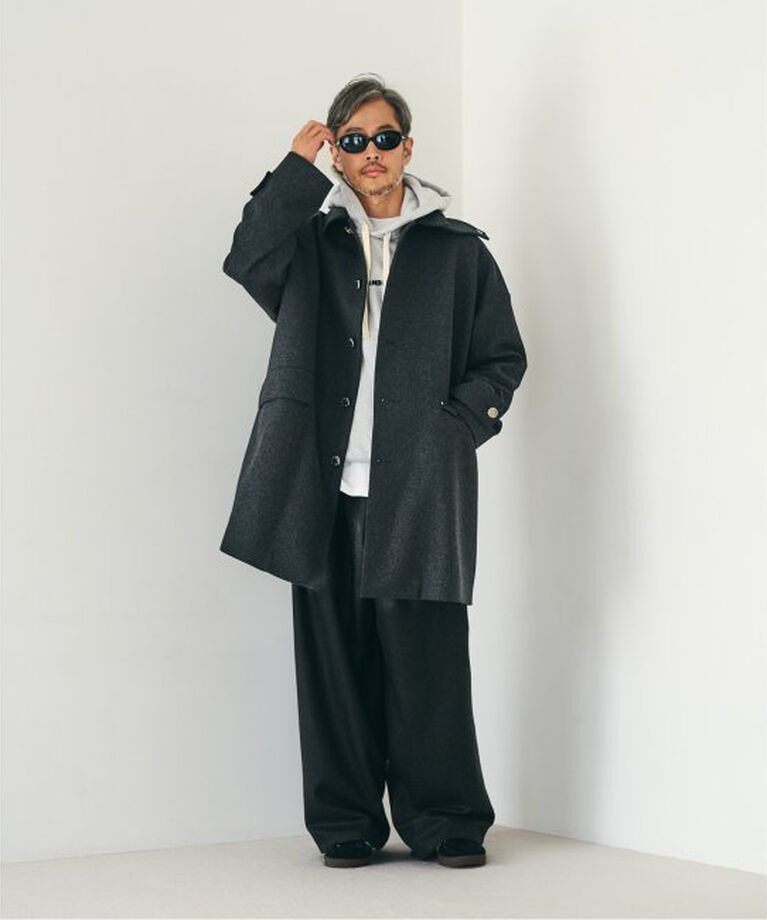 EDIFICE「MACKINTOSH(マッキントッシュ) 別注 HUMBIE/ハンビー」|ステンカラーコート|