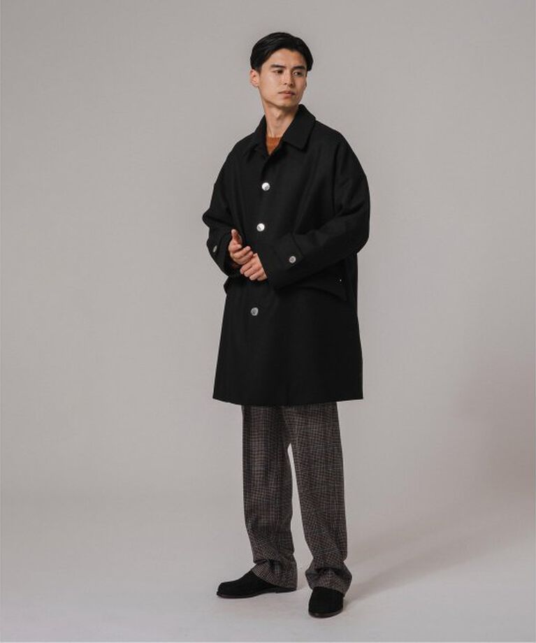EDIFICE「MACKINTOSH(マッキントッシュ) 別注 HUMBIE/ハンビー」|ステンカラーコート|