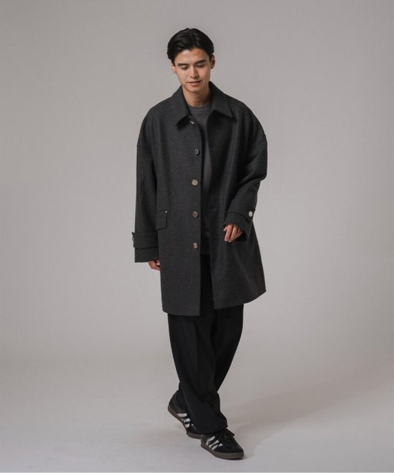 EDIFICE「MACKINTOSH(マッキントッシュ) 別注 HUMBIE/ハンビー」|ステンカラーコート|