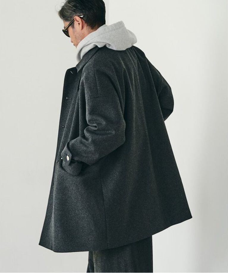 EDIFICE「MACKINTOSH(マッキントッシュ) 別注 HUMBIE/ハンビー」|ステンカラーコート|