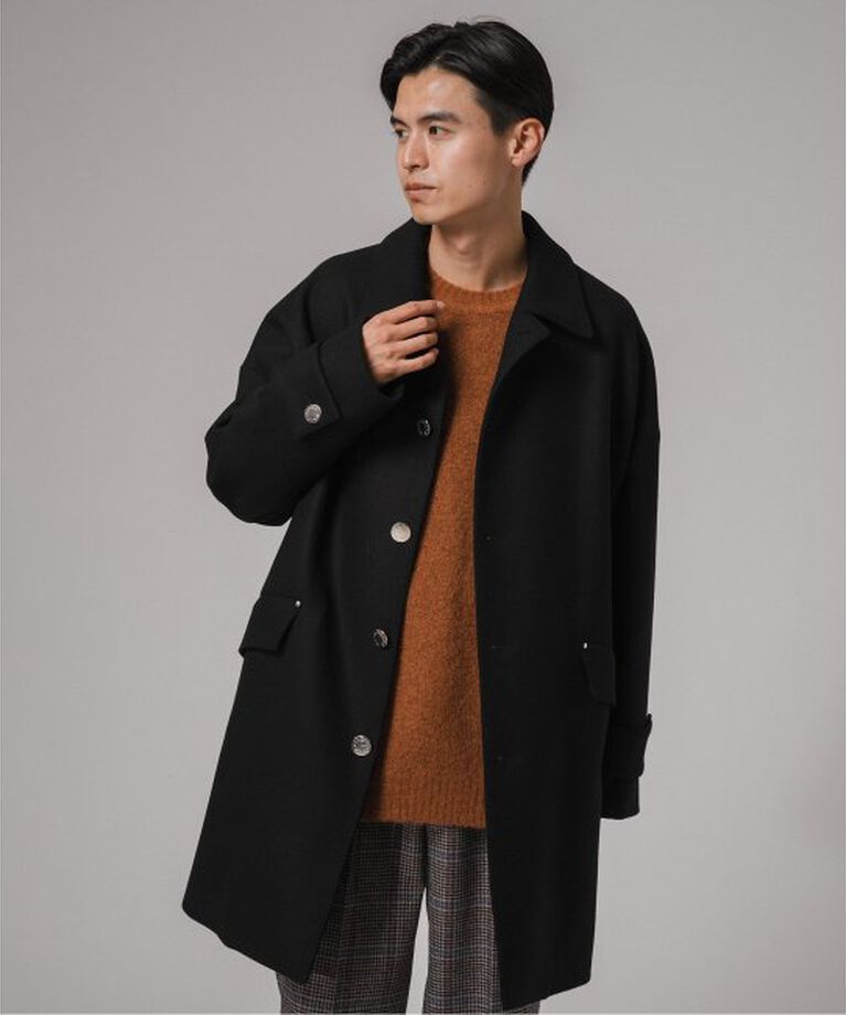 EDIFICE「MACKINTOSH(マッキントッシュ) 別注 HUMBIE/ハンビー」|ステンカラーコート|