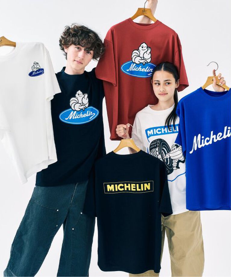 417 EDIFICE「Michelin × 417 プリントTシャツ」|Tシャツ・カットソー|