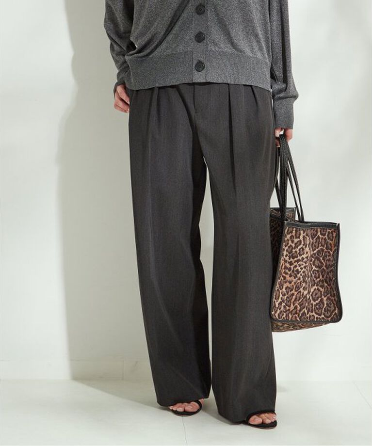 journal standard L'essage「ヴィスポリギャバ パンツ」|スラックス|