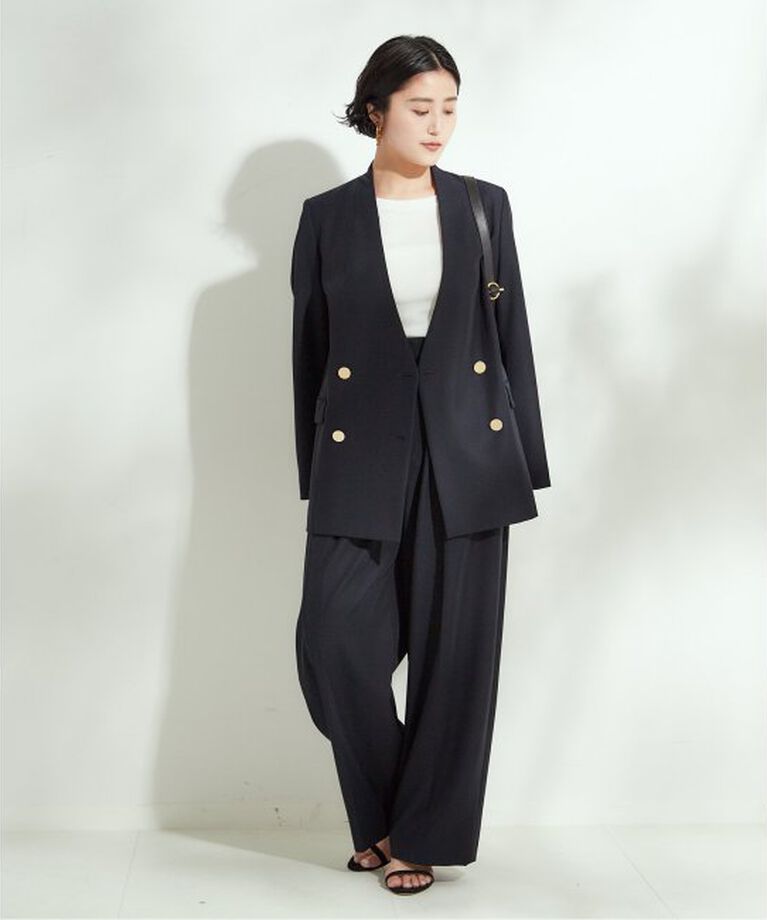 journal standard L'essage「ヴィスポリギャバ パンツ」|スラックス|