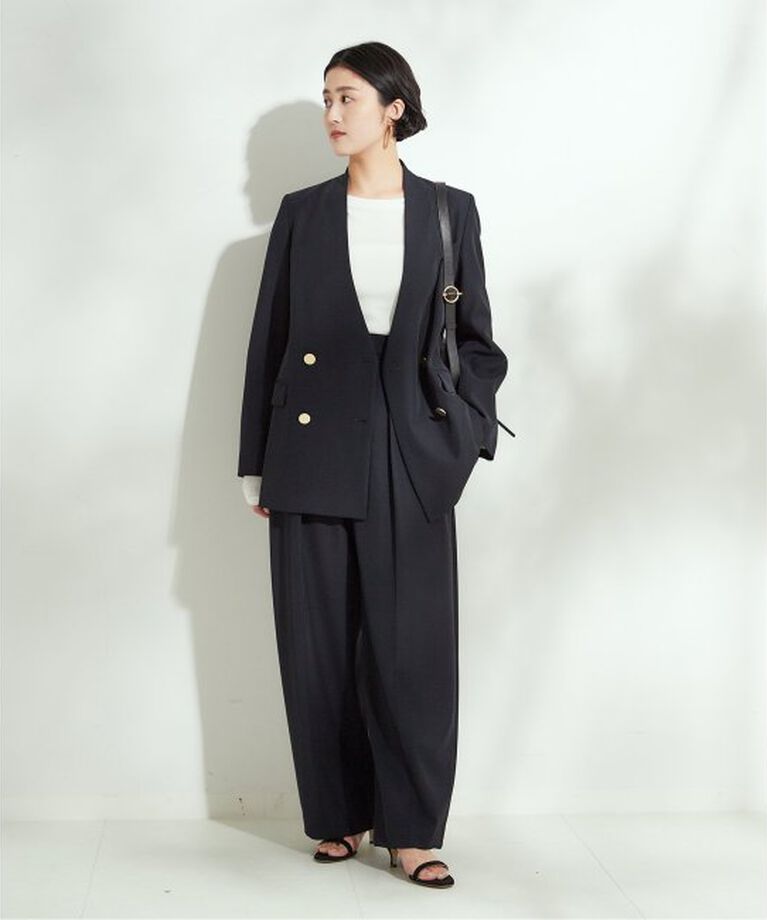 journal standard L'essage「ヴィスポリギャバ パンツ」|スラックス|