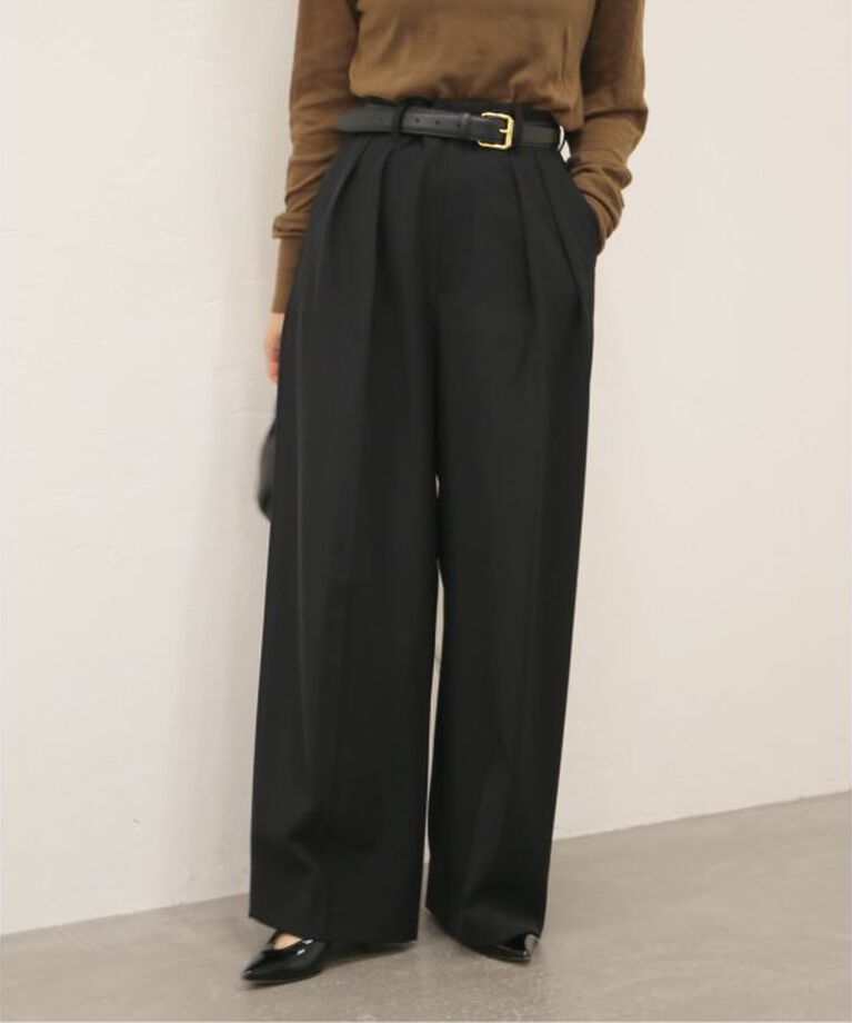 journal standard L'essage「ヴィスポリギャバ パンツ」|スラックス|