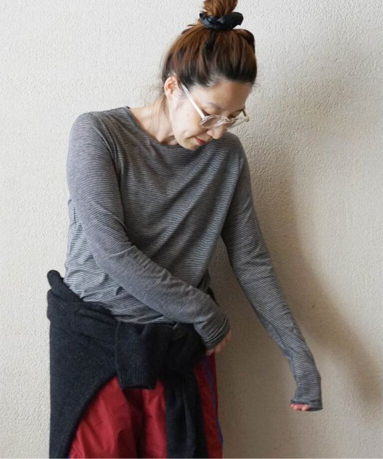 journal standard luxe「シアージャージ クルーネックプルオーバー」|Tシャツ・カットソー|グレー