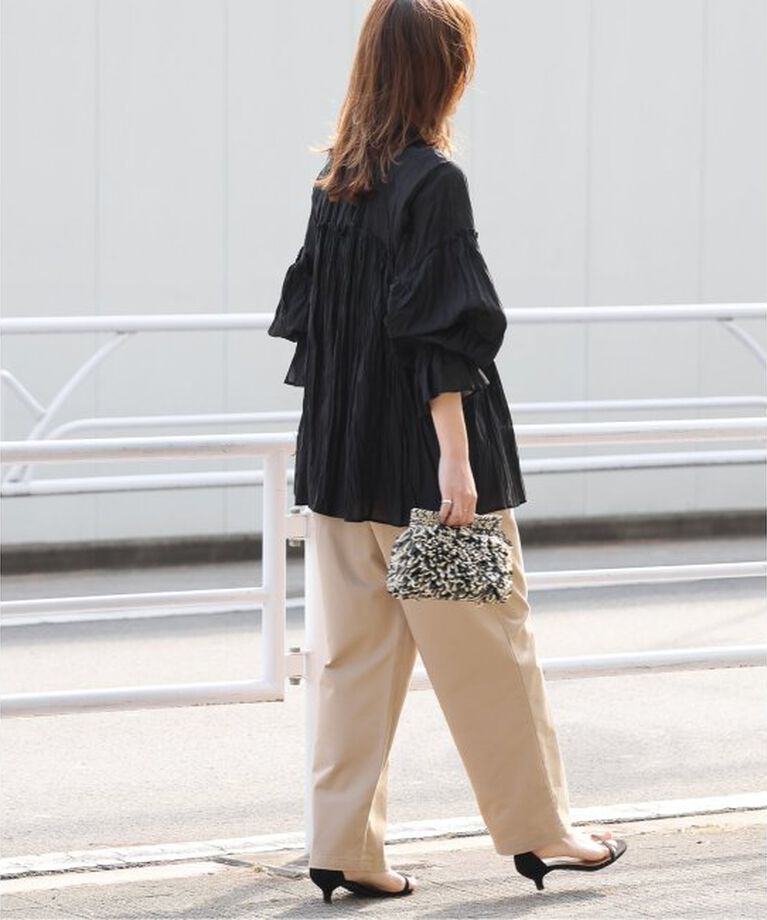 JOURNAL STANDARD relume「コットンボイルクリンクルフリルギャザーブラウス」|シャツ・ブラウス|