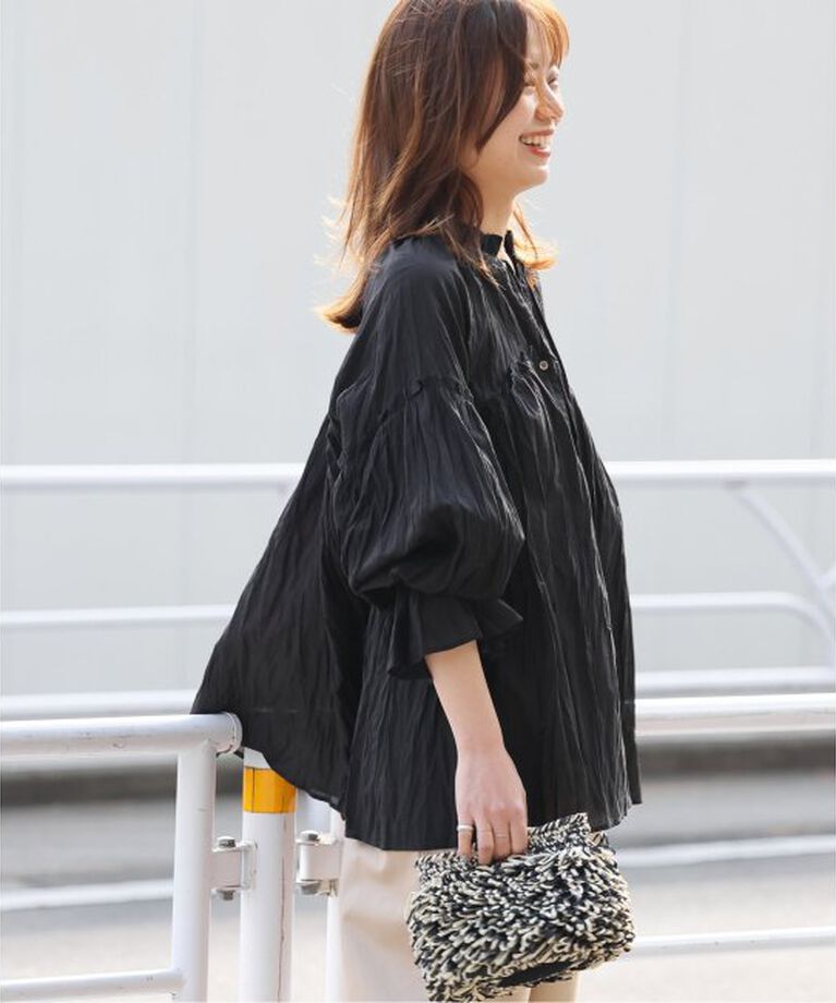 JOURNAL STANDARD relume「コットンボイルクリンクルフリルギャザーブラウス」|シャツ・ブラウス|