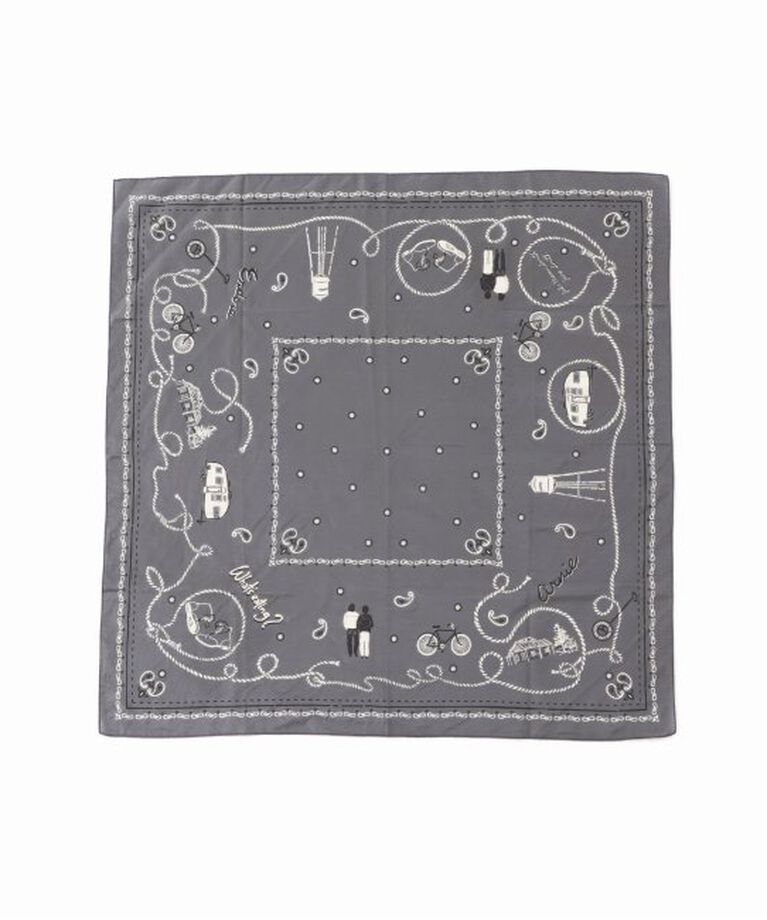 journal standard L'essage「【JANE SMITH/ジェーンスミス】COTTON SILK BANDANA：バンダナ」|バンダナ・スカーフ|