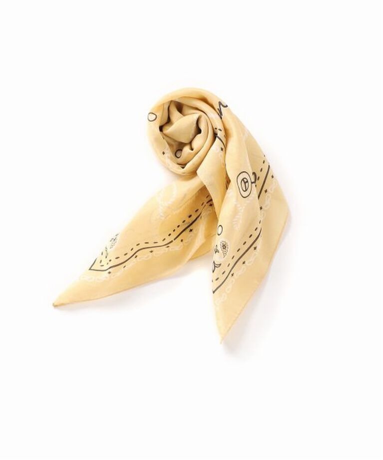 journal standard L'essage「【JANE SMITH/ジェーンスミス】COTTON SILK BANDANA：バンダナ」|バンダナ・スカーフ|ベージュ