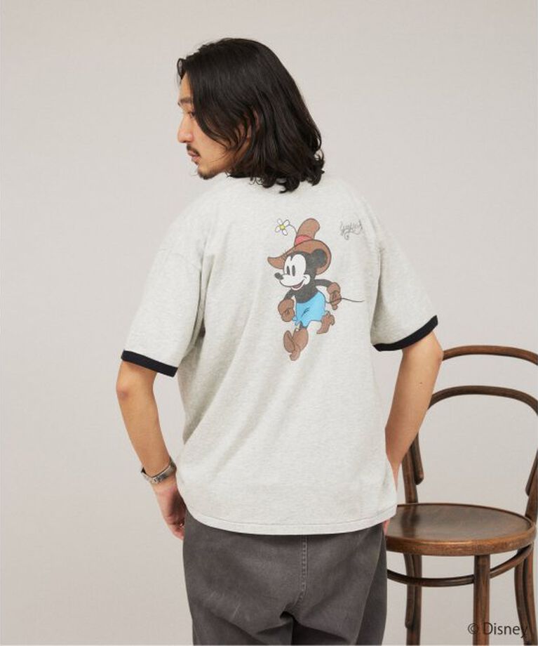 JOURNAL STANDARD「MICKEY MOUSE / ミッキー マウス  別注ウェスタンプリント Tシャツ」|Tシャツ・カットソー|