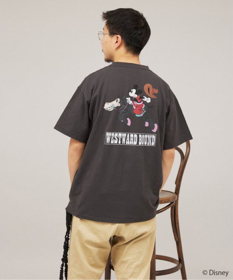 JOURNAL STANDARD「MICKEY MOUSE / ミッキー マウス  別注ウェスタンプリント Tシャツ」|Tシャツ・カットソー|