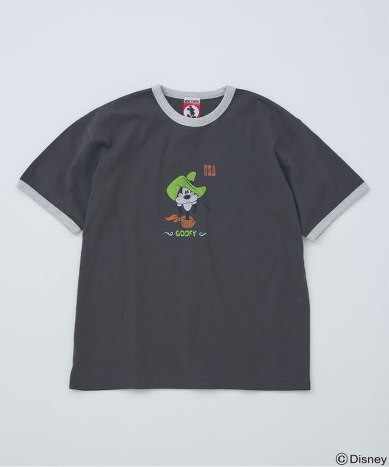 JOURNAL STANDARD「MICKEY MOUSE / ミッキー マウス  別注ウェスタンプリント Tシャツ」|Tシャツ・カットソー|ブラック B