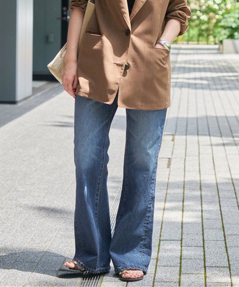 Spick and Span「《追加》SOMETHING / サムシング LISA VINTAGE FLARE」|デニム|