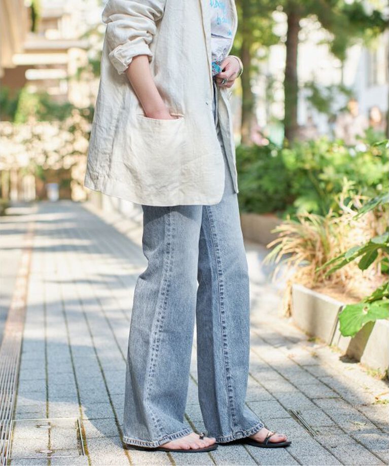 Spick and Span「《追加》SOMETHING / サムシング LISA VINTAGE FLARE」|デニム|