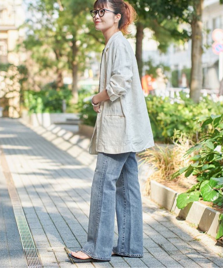 Spick and Span「《追加》SOMETHING / サムシング LISA VINTAGE FLARE」|デニム|