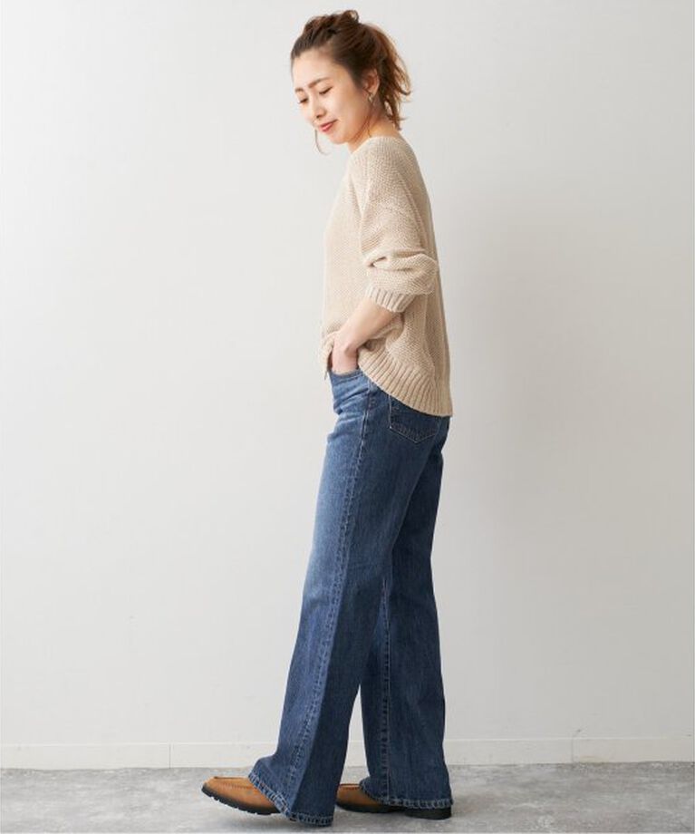 Spick and Span「《追加》SOMETHING / サムシング LISA VINTAGE FLARE」|デニム|