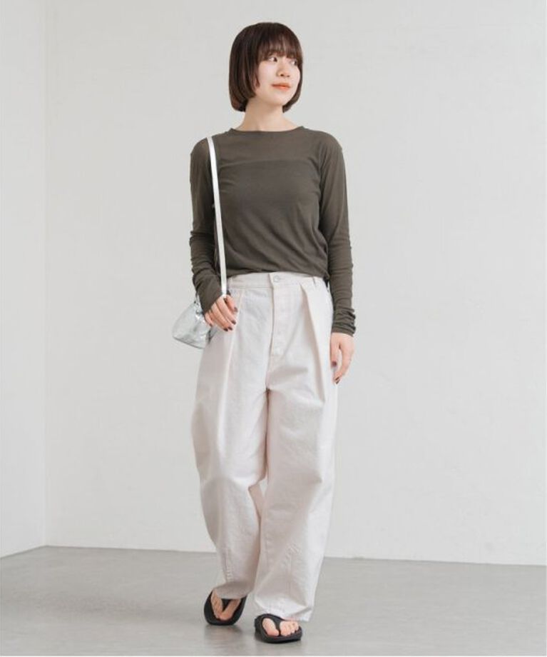 FRAMeWORK「≪追加≫HTシアーロングTee5」|Tシャツ・カットソー|