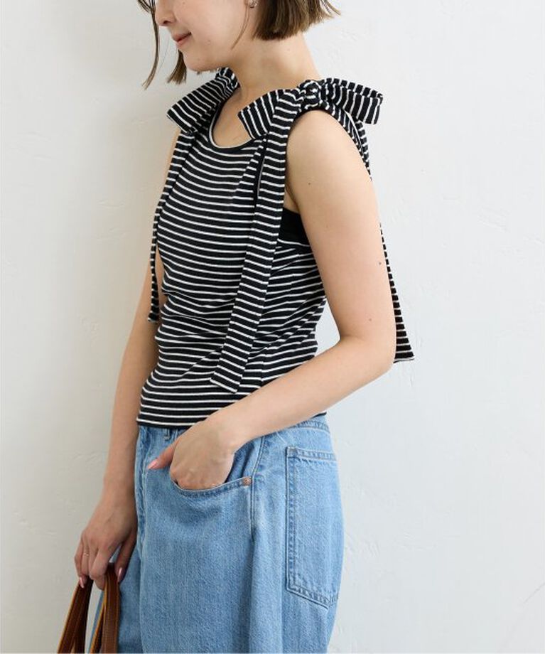 U by SPICK&SPAN「ショルダーリボンタンクトップ」|タンクトップ|
