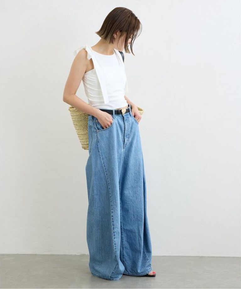 U by SPICK&SPAN「ショルダーリボンタンクトップ」|タンクトップ|