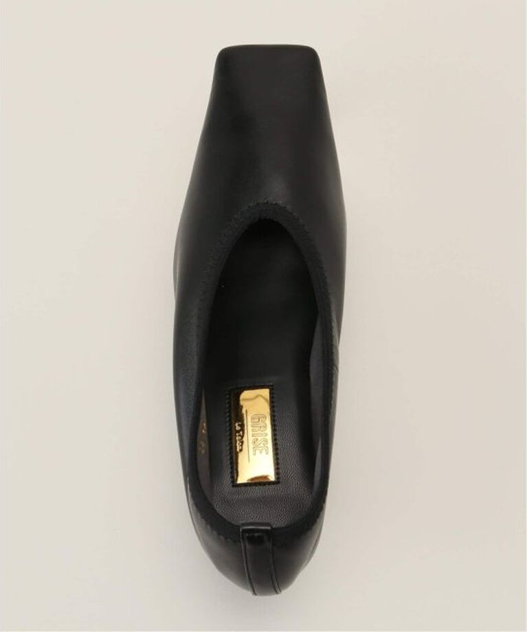  「《追加》GRISE5.5cmレザースクエアストレッチパンプス」|パンプス|
