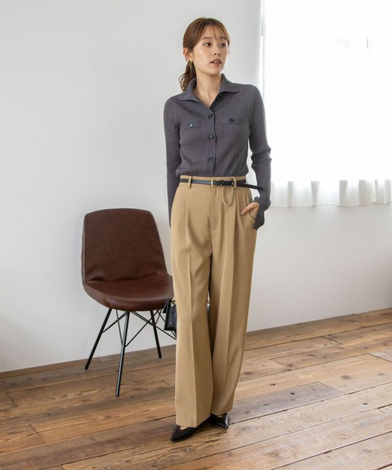 NOLLEY'S sophi「ウォッシャブルドライストレッチツイルワイドパンツ」|その他|