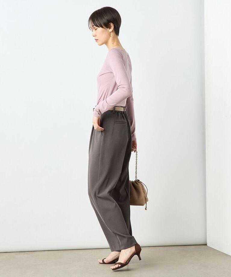 NOLLEY'S sophi「ウォッシャブルドライストレッチツイルワイドパンツ」|その他|