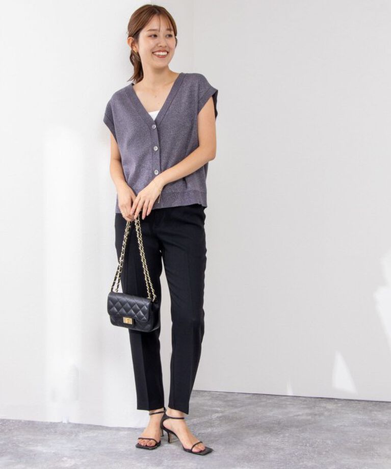 NOLLEY'S sophi「《セットアップ対応》ウォッシャブルダブルクロステーパードパンツ」|その他|