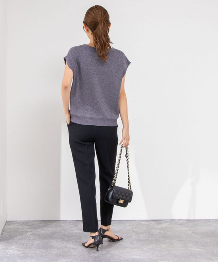 NOLLEY'S sophi「《セットアップ対応》ウォッシャブルダブルクロステーパードパンツ」|その他|