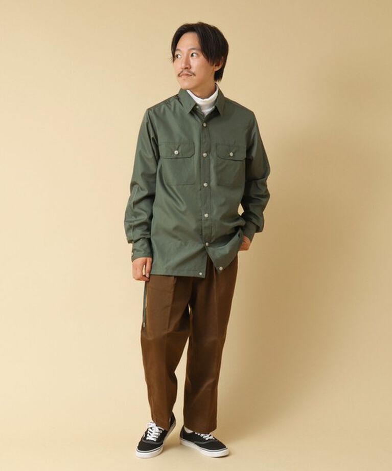 NOLLEY'S goodman「【TAION/タイオン】ノンダウン ミリタリー ロングスリーブシャツ 24AW」|シャツ・ブラウス|