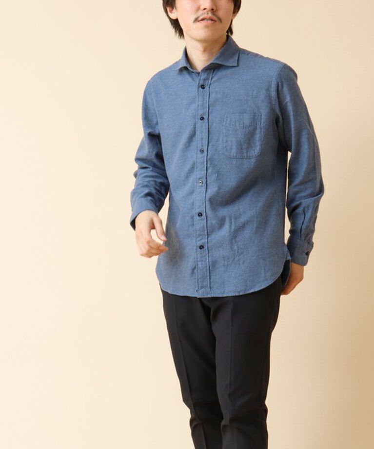 NOLLEY'S goodman「パラシュート カッタウェイ ネルシャツ 24AW」|シャツ・ブラウス|
