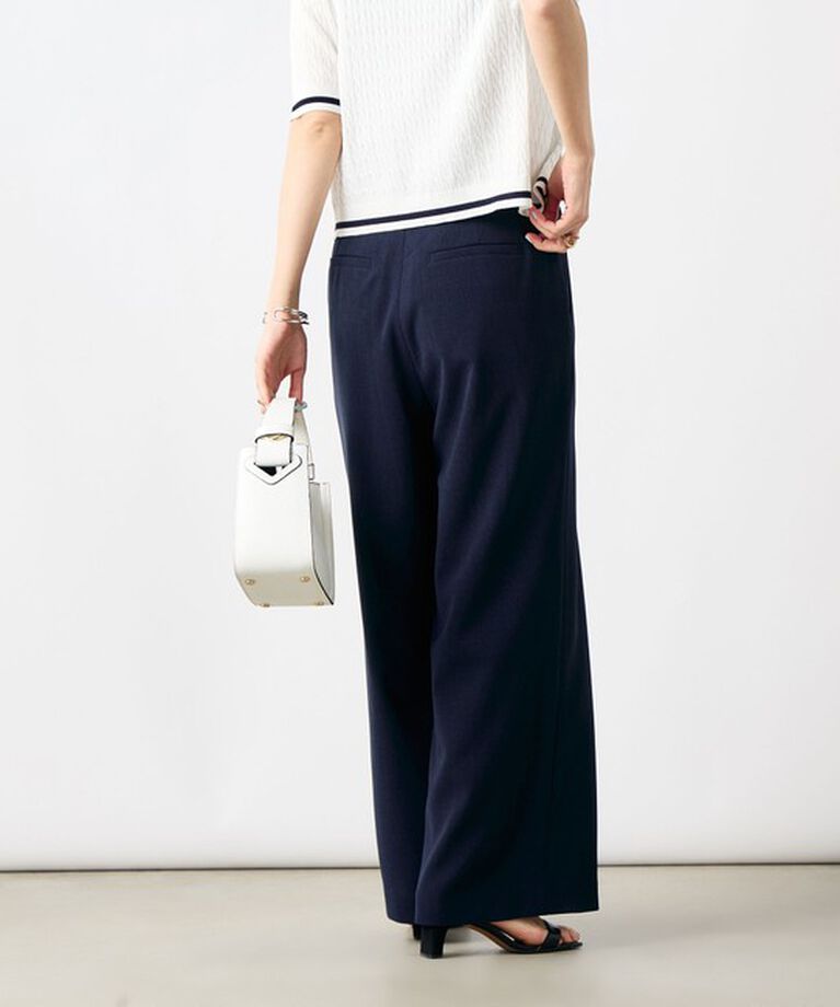 NOLLEY'S「《セットアップ対応》ウォッシャブル麻調タックワイドパンツ」|その他|