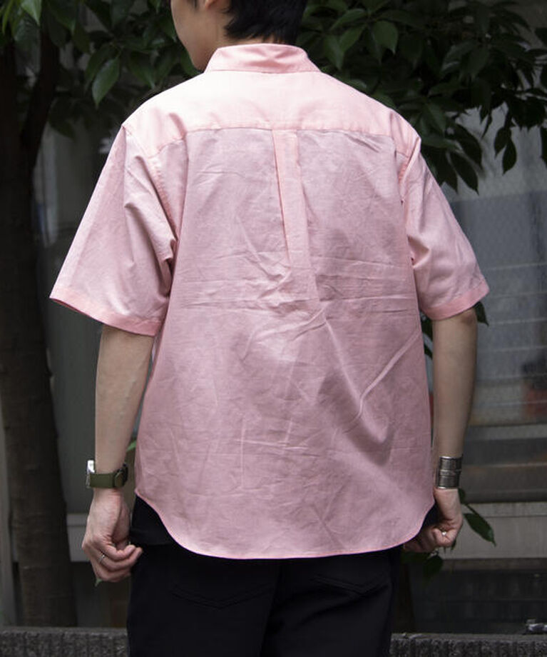GLOSTER「【GLOSTER/グロスター】コットンリネン 半袖シャツ レギュラーカラー 綿麻」|シャツ・ブラウス|