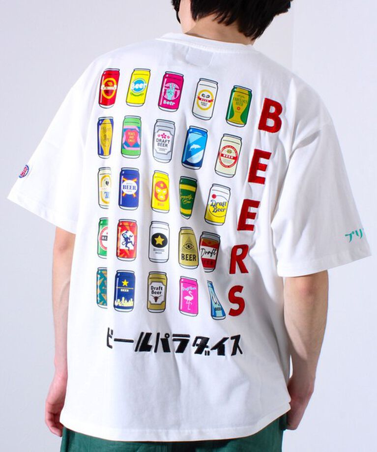GLOSTER「【YOIDORE/ヨイドレ】ビールパラダイスTEE クルーネックTシャツ バックプリント」|Tシャツ・カットソー|