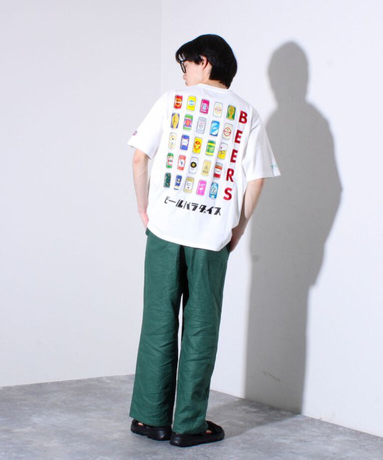 GLOSTER「【YOIDORE/ヨイドレ】ビールパラダイスTEE クルーネックTシャツ バックプリント」|Tシャツ・カットソー|