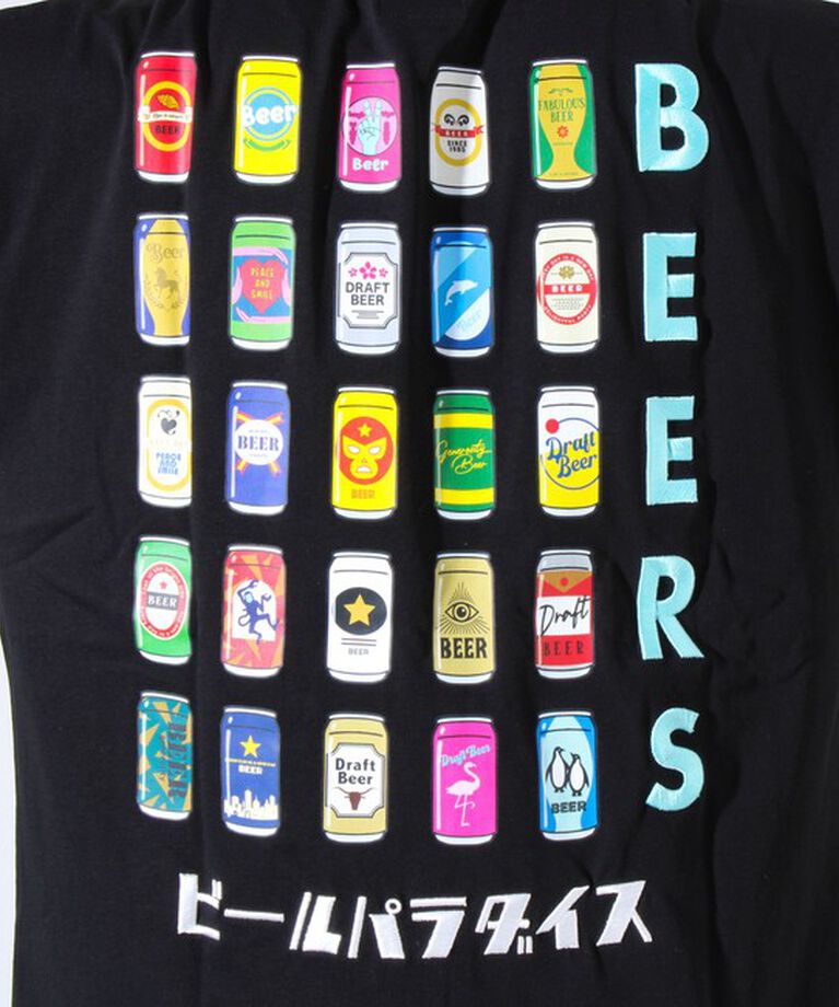 GLOSTER「【YOIDORE/ヨイドレ】ビールパラダイスTEE クルーネックTシャツ バックプリント」|Tシャツ・カットソー|