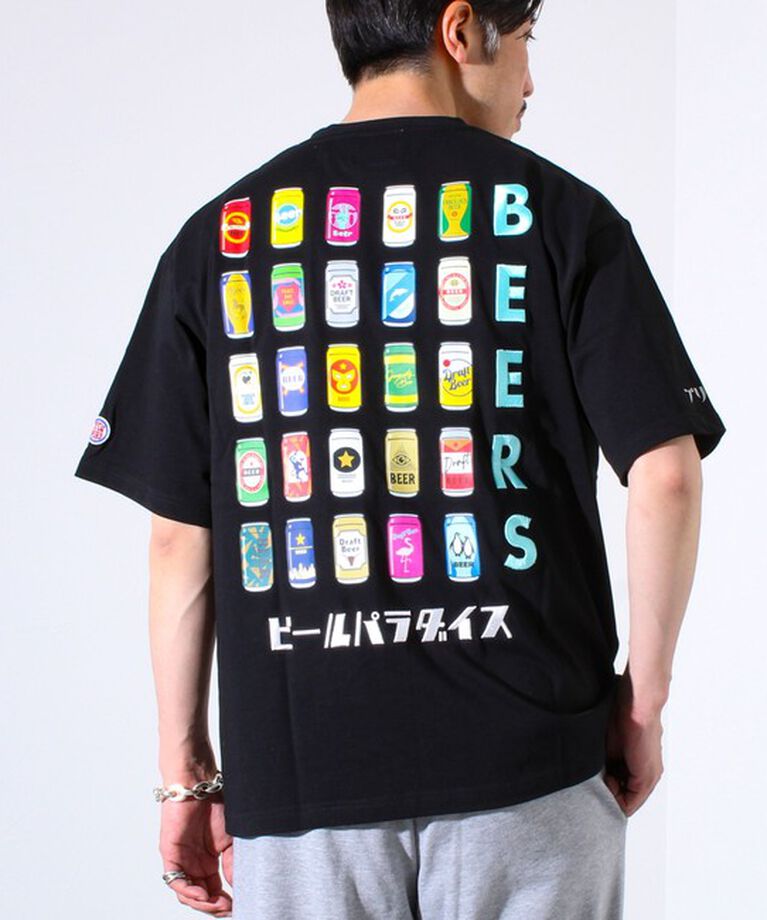 GLOSTER「【YOIDORE/ヨイドレ】ビールパラダイスTEE クルーネックTシャツ バックプリント」|Tシャツ・カットソー|