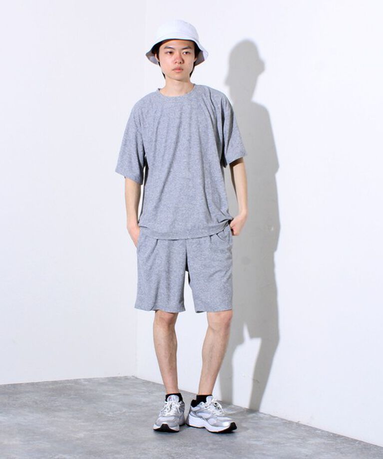 GLOSTER「【3点セット】【DISCUS ATHLETIC】パイルセットアップ Tシャツ＆ショーツ＆収納バッグ」|Tシャツ・カットソー|