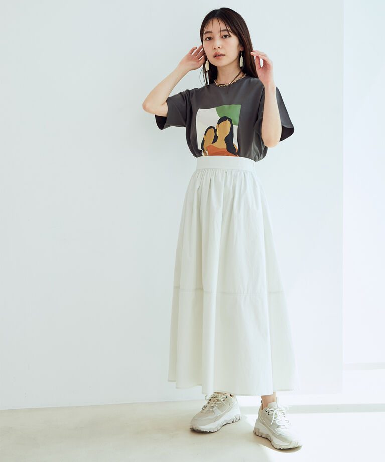 VIS「オーガニックコットンアソートプリントTシャツ【susutainable】」|Tシャツ・カットソー|
