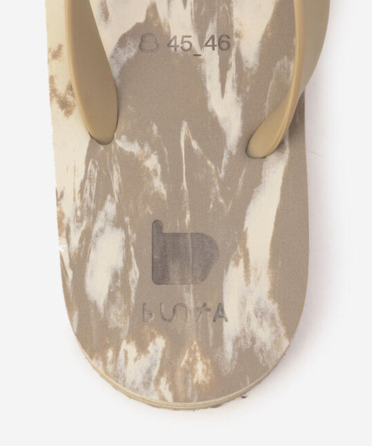  「buntA | 〈別注〉ビーチサンダル Beige (Marble) MEN」|サンダル|