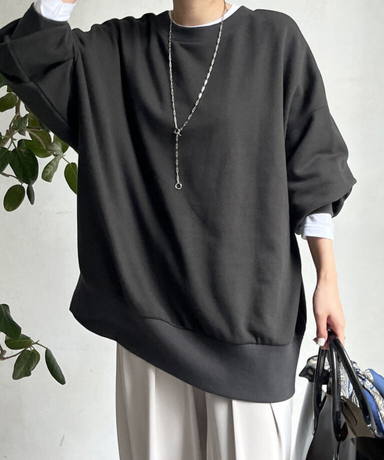  「グリッターロゴ2WAYプルオーバー」|Tシャツ・カットソー|