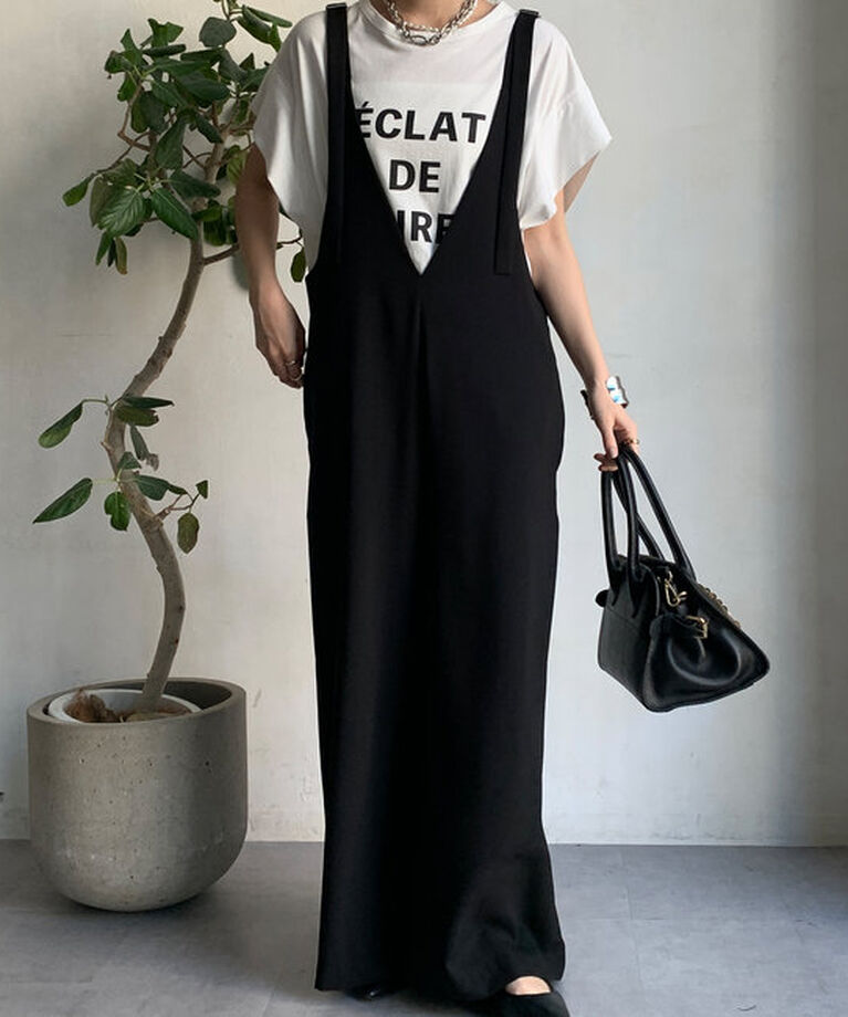  「タックスリーブロゴTEE」|Tシャツ・カットソー|