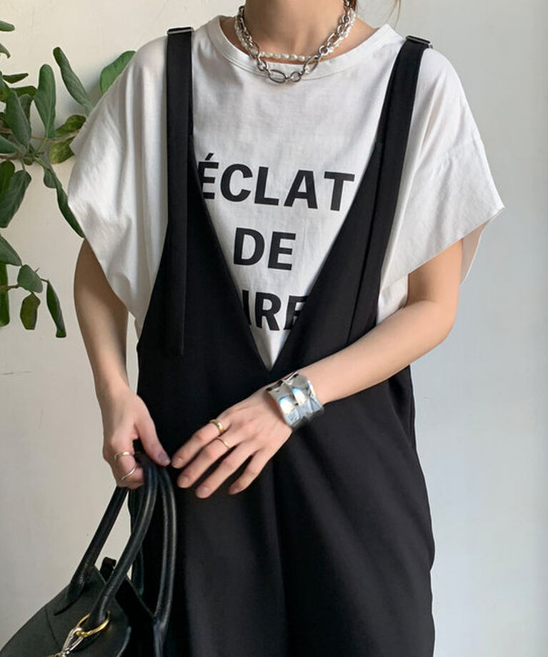  「タックスリーブロゴTEE」|Tシャツ・カットソー|