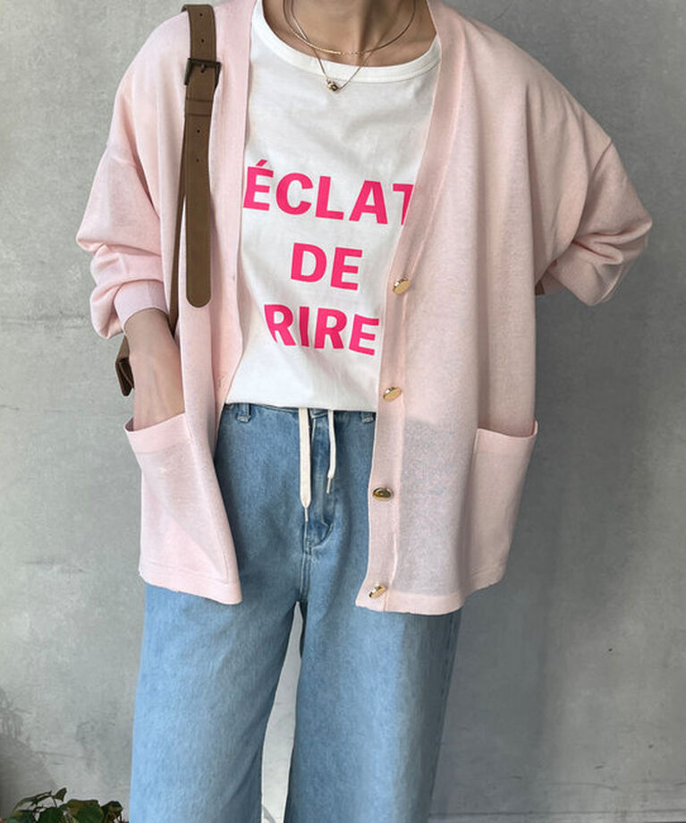  「タックスリーブロゴTEE」|Tシャツ・カットソー|