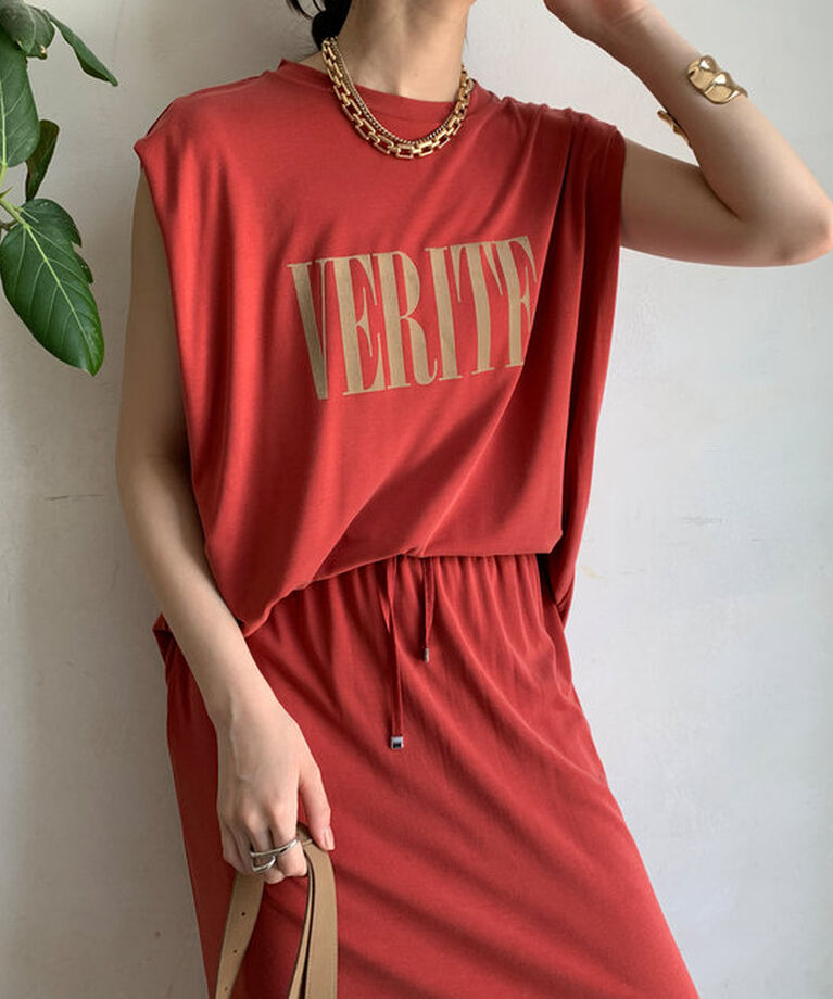  「【セットアップ可】ソフトロゴTEE」|Tシャツ・カットソー|レッド